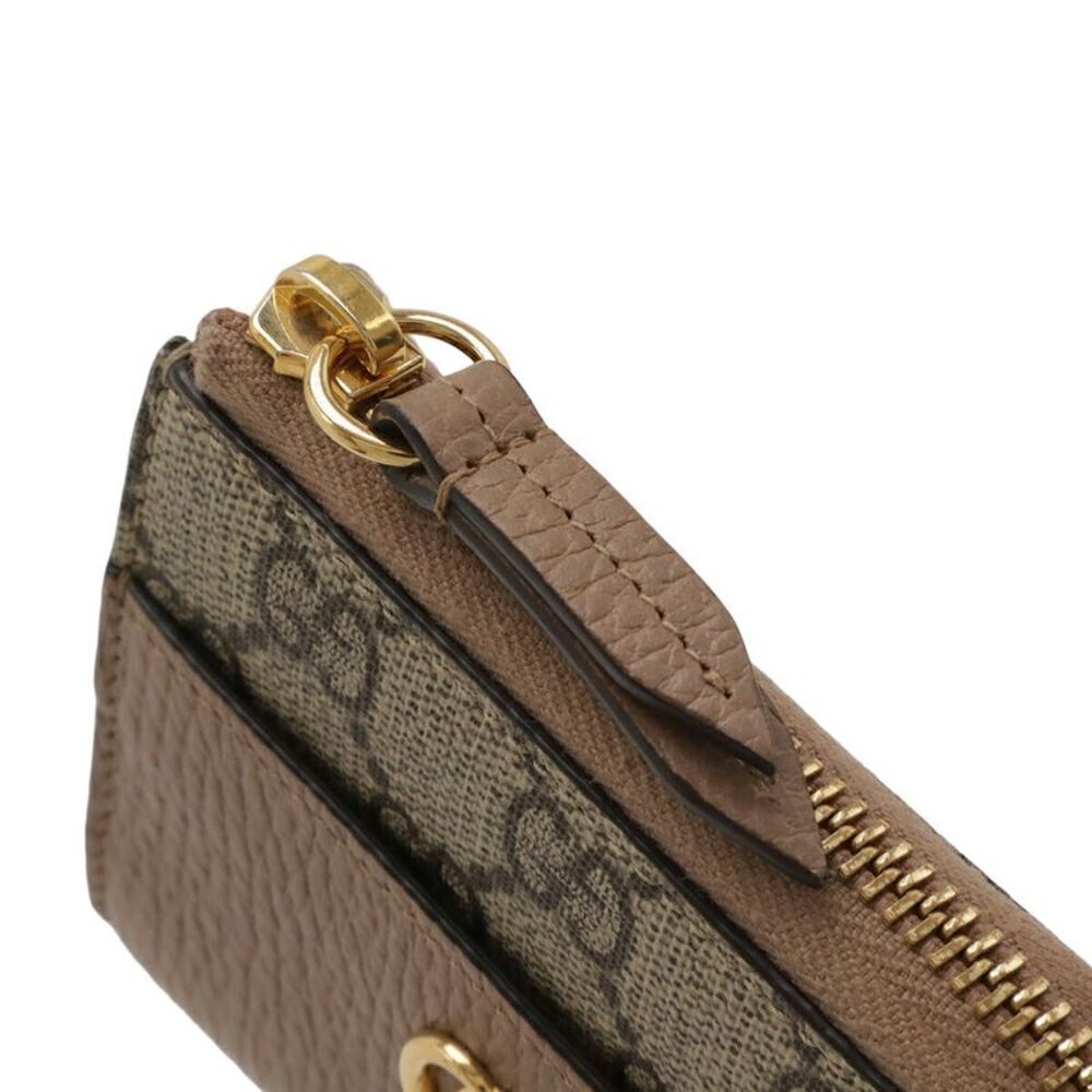 Gucci GG Marmont Compact Wallet Beige - Picture 4 of 8